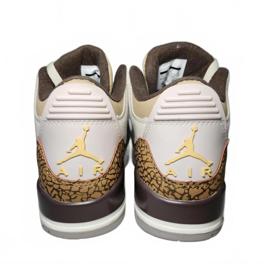 Boys Jordan 3 Retro Sneakers Brown and Beige Size 7 - Picture 5 of 9